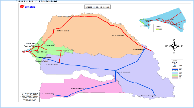 Carte reseau electrique